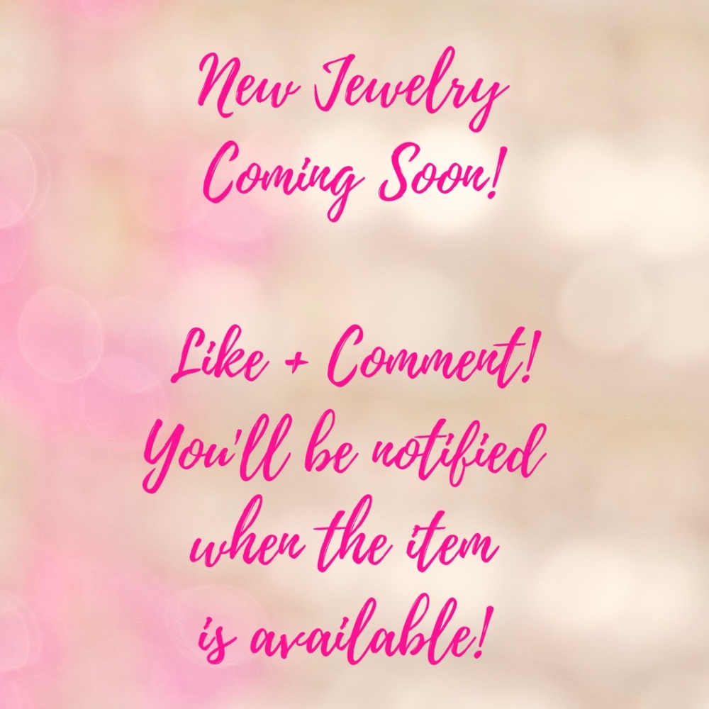 LIKE + COMMENT TO BE NOTIFIED OF NEW ARRIVALS!